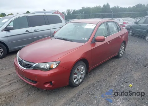 2009 Subaru Impreza 2.5I z USA, uszkodzony, nr VIN JF1GE61689H503768